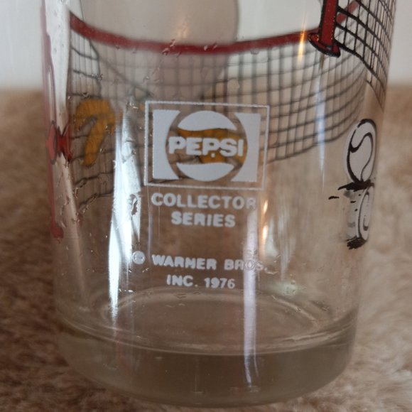 Vintage Foghorn leghorn Henry Hawk Promotional Pepsi Glass 1976 Looney Tunes - Picture 5 of 5